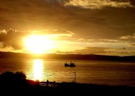 Evening sunset from Clisham